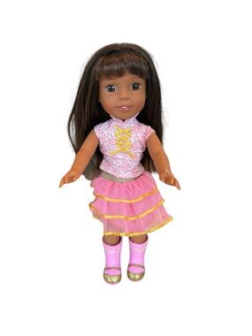 American Girl WellieWishers Ashlyn Doll 14.5" - Brown Hair & Eyes with Freckles